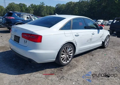 2012 Audi A6 2.0T Premium from USA, damaged, VIN WAUDFAFC1CN138318